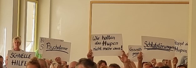 Wir halten das Hupen nicht mehr aus